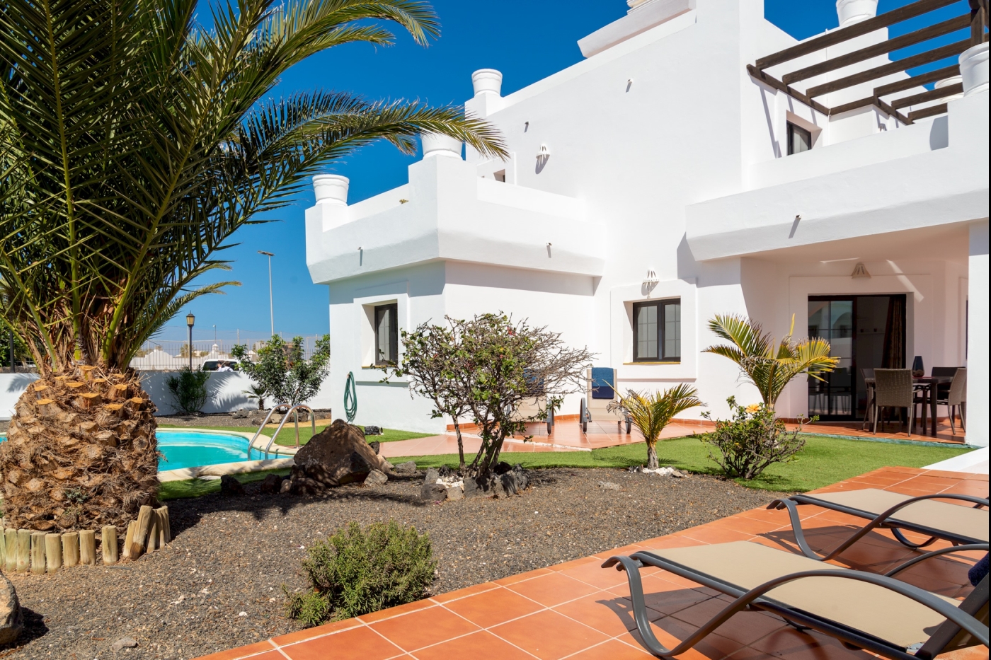 Beautiful and bright villa with swimming pool in Corralejo